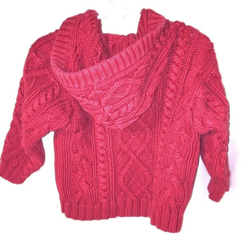 Baby GAP‎ 12-24 months Red Zip Front Sweater Hoodie